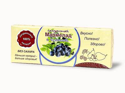  Мармелад натуральный "Черника" 140г в Зеленогорске