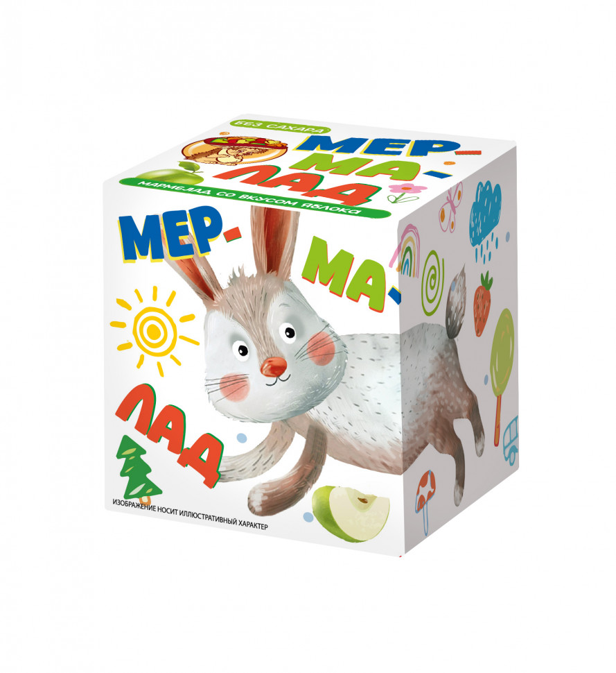  Мармелад МЕРМАЛАД ЯБЛОКО на фруктозе 100г в Зеленогорске